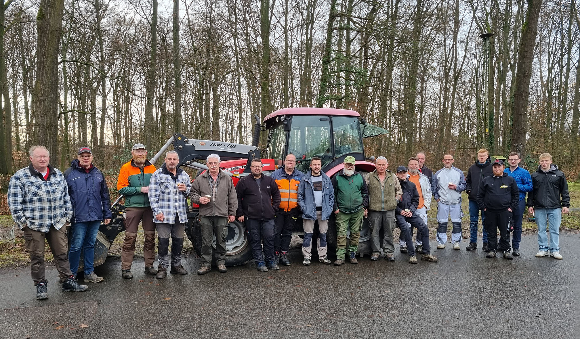 Die Helfer der Platzreinigung