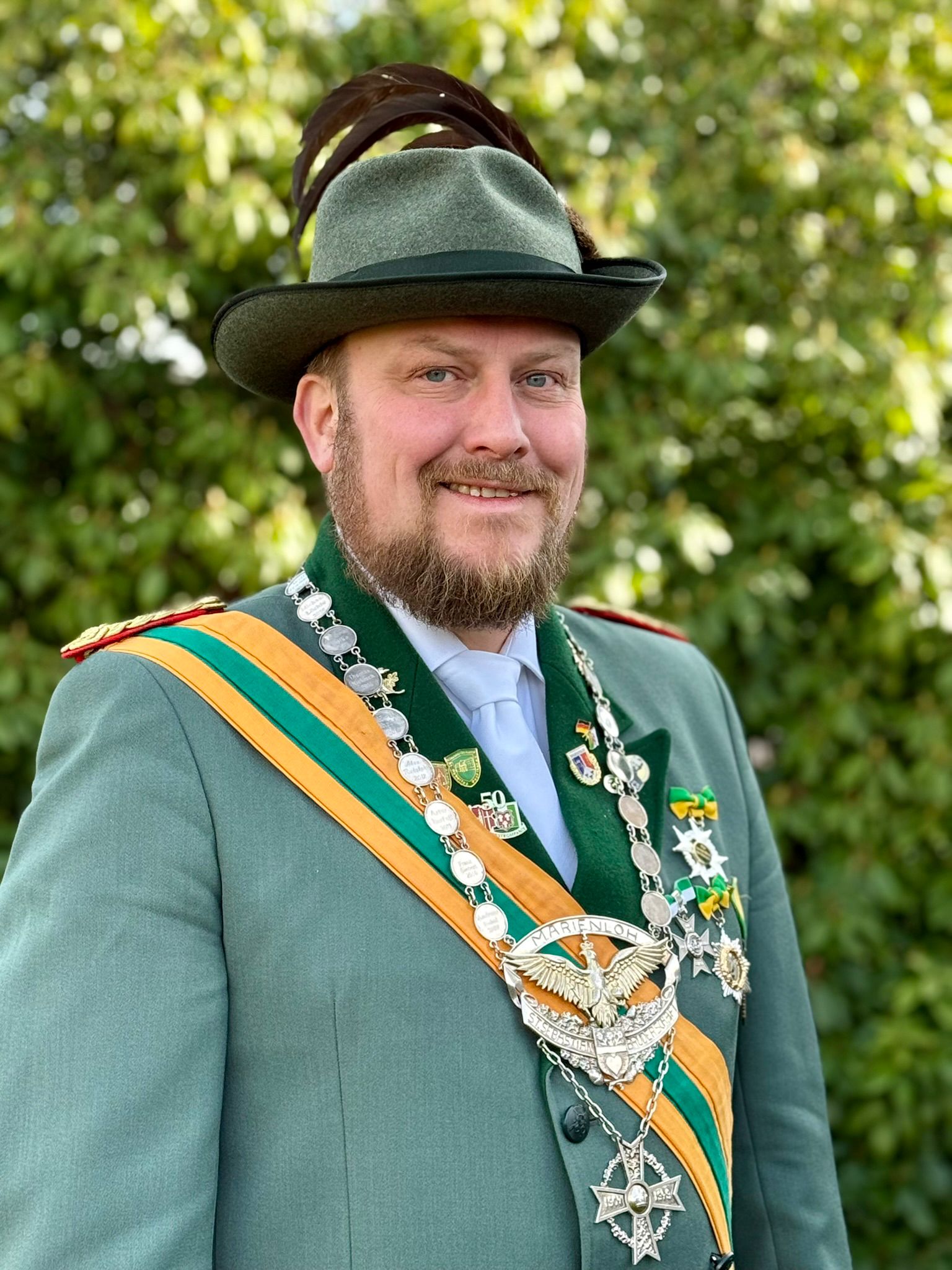 Oberst und amtierender König Christian Hafer